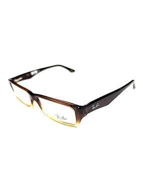 Ray Ban RB5236 5046 Glossy Brown Fade Rectangle Eyeglasses 53-16 140 New